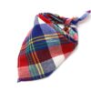 Cotton Dog Bandanas Plaid