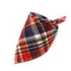 Cotton Dog Bandanas Plaid