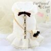 Handmade Pearl Dress with Handbag
